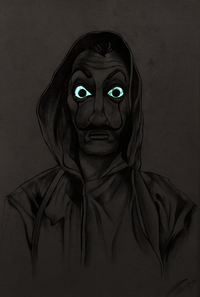 Original Artwork - The Dali Mask