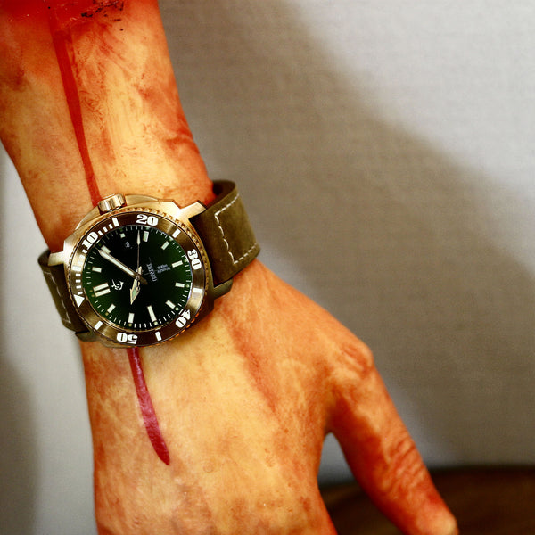 Bronze Crossfire - Green-Black Gradient