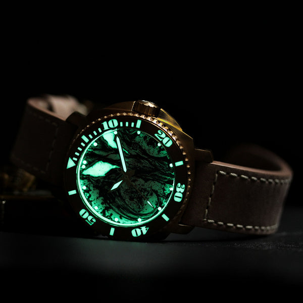 Bronze Blood & Thunder - Mythosaur Graphic Dial