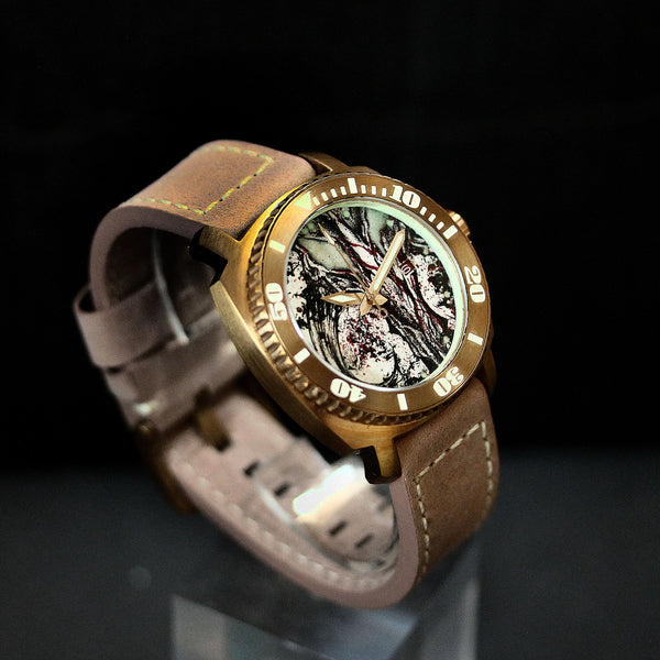 Bronze Blood & Thunder - Mythosaur Graphic Dial