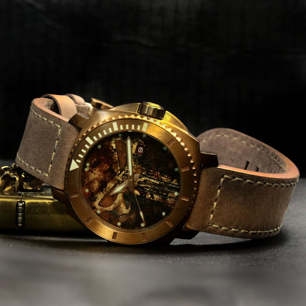 Bronze Blood & Thunder - Punisher Skull Dial