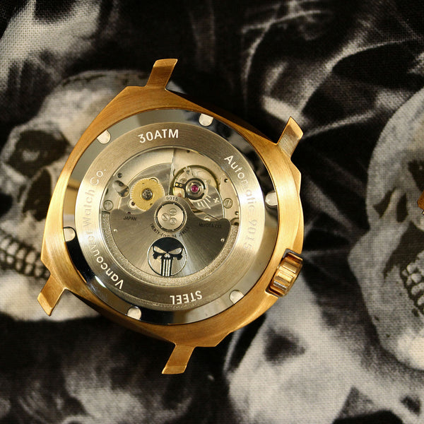 Bronze Blood & Thunder - Blood Punisher Skull Dial