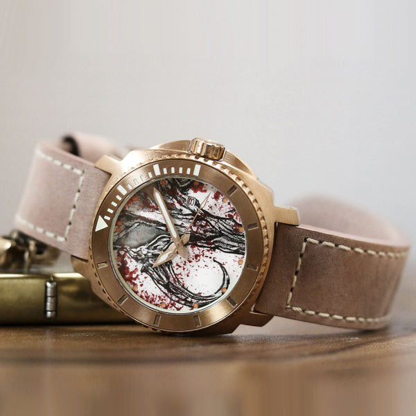 Bronze Blood & Thunder - Mythosaur Skull Dial