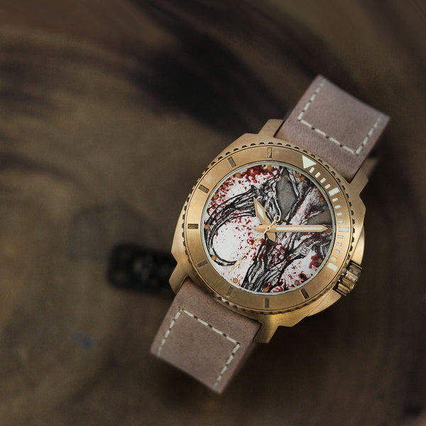 Bronze Blood & Thunder - Mythosaur Skull Dial