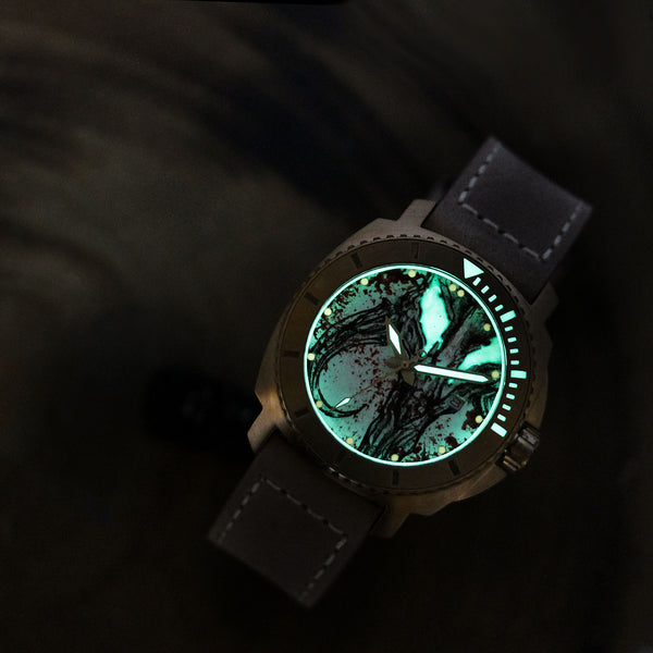 Bronze Blood & Thunder - Mythosaur Skull Dial