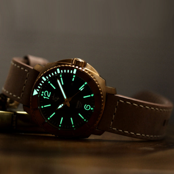 Bronze Crossfire - Black Sandwich Dial