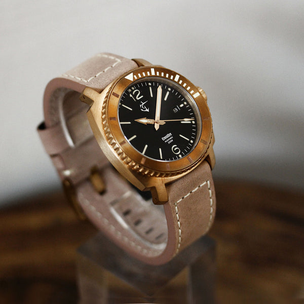Bronze Crossfire - Black Sandwich Dial