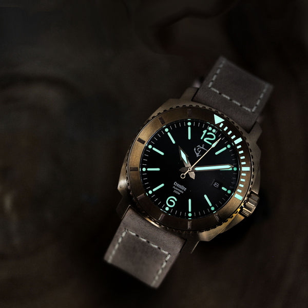 Bronze Crossfire - Black Sandwich Dial