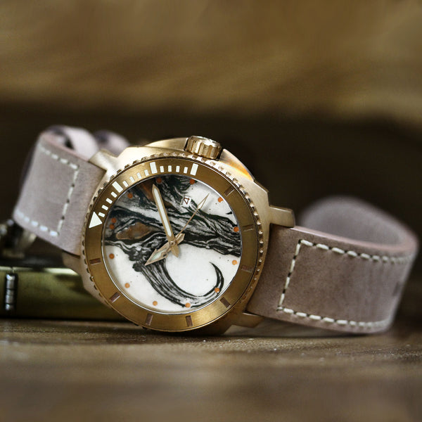 Bronze Blood & Thunder - Mythosaur Skull Dial
