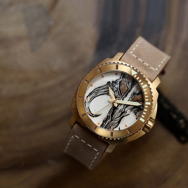 Bronze Blood & Thunder - Mythosaur Skull Dial