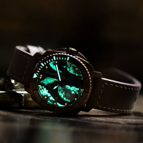 Bronze Blood & Thunder - Mythosaur Skull Dial