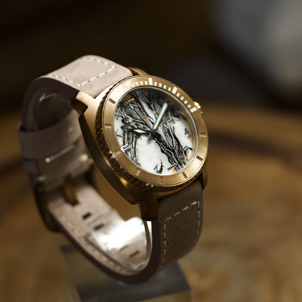 Bronze Blood & Thunder - Mythosaur Skull Dial