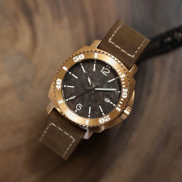 Bronze Blood & Thunder - Battle Scar Bronze Sandwich Dial