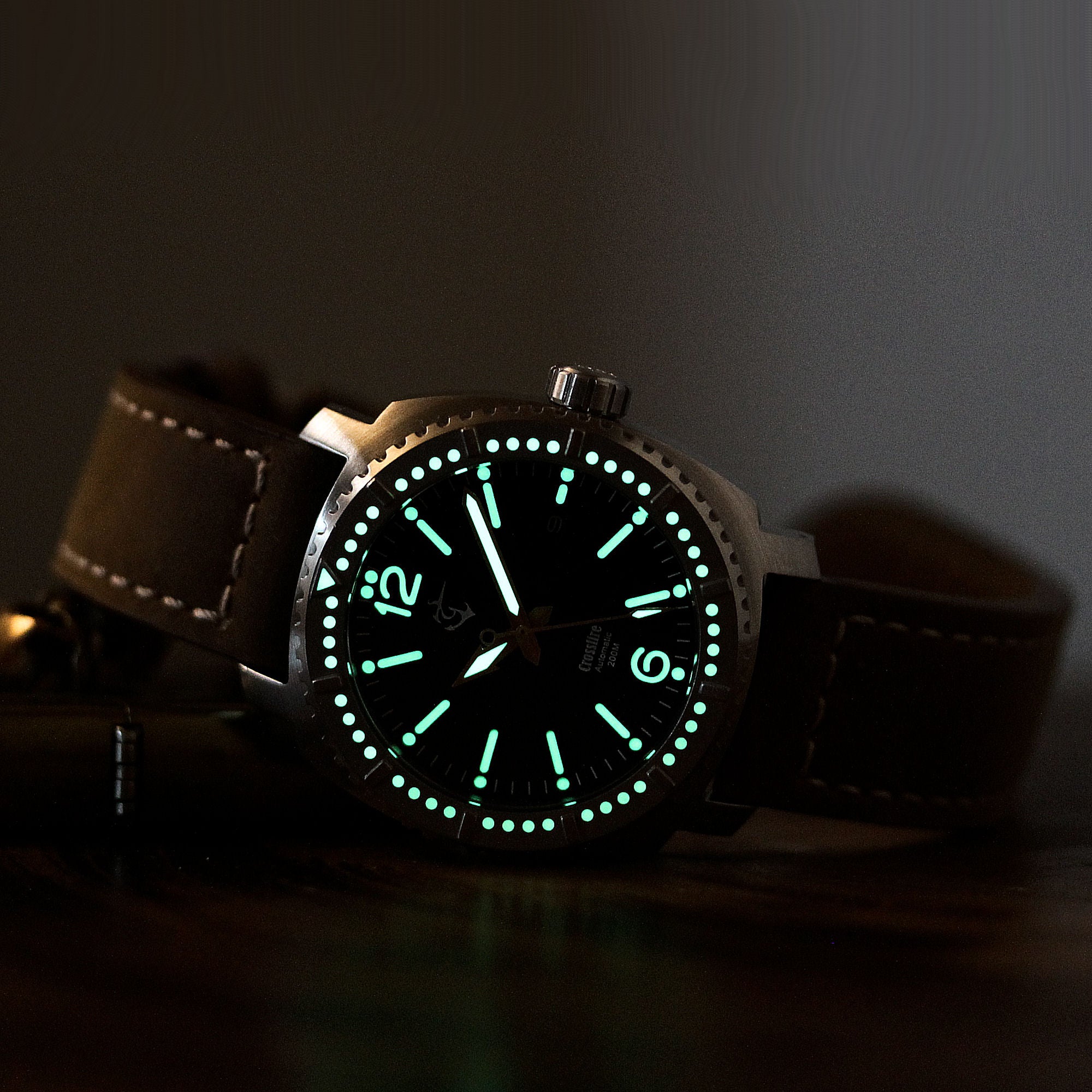 Crossfire - Black Dial PAM style – Vancouver Watch Corp