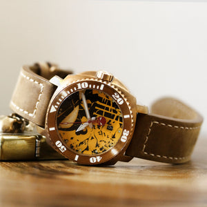 Bronze Blood & Thunder - Blood Punisher Skull Dial