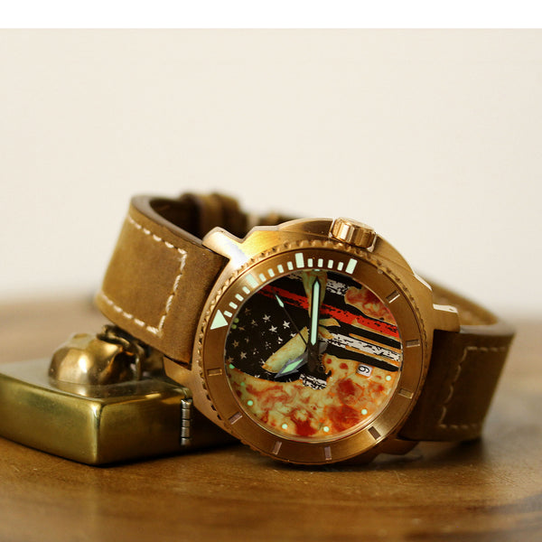 Bronze Blood & Thunder - Blood Punisher Skull Dial