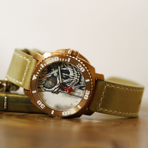 Bronze Blood & Thunder - Blood Skull Dial